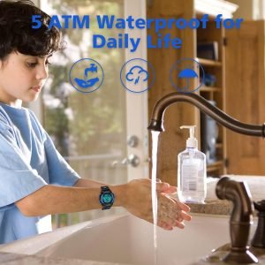 Digital Sport Outdoor Multifunctional Chronograph LED Waterproof Alarm Calendar Watch - Image 6