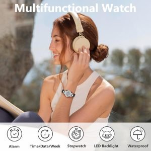 Watches for Women Sport Digital Womens Watch Waterproof with Strap Alarm/Stopwatch/Chronograph/LED Back Light - Image 4