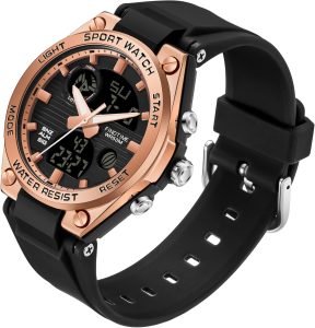 Womens Digital Watch Sport Waterproof Watch Watches LED Backlight Alarm Stopwatch Wrist Watches