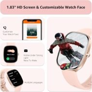 Smart Watch for Men 1.83" Fitness Tracker with Heart Rate Blood Pressure Monitor - Image 5