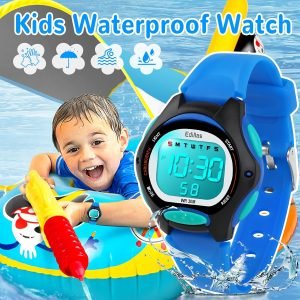 Edillas Kids Watches Digital Girls Boys,7 Colors Waterproof Wrist Watches for Child Sport Outdoor Multifunctional with Stopwatch/Alarm Watch Ages 4-12 - Image 3
