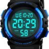 Digital Sport Outdoor Multifunctional Chronograph LED Waterproof Alarm Calendar Watch