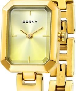 Women Dainty Quartz Bracelet Watch Ladies Rectangle Mini Wrist Watches Small Fashion Waterproof All Stainless Steel Detachable Watch Band