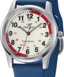 Watch Analog with Second Hand Easy to Read