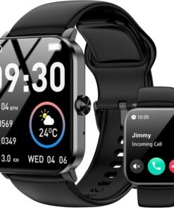 Smart Watch, 1.85″ HD Smartwatch , Fitness Watch with 120+ Sport Modes, Waterproof, Heart Rate